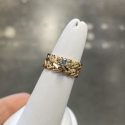 14k Gold Diamond Wedding Set