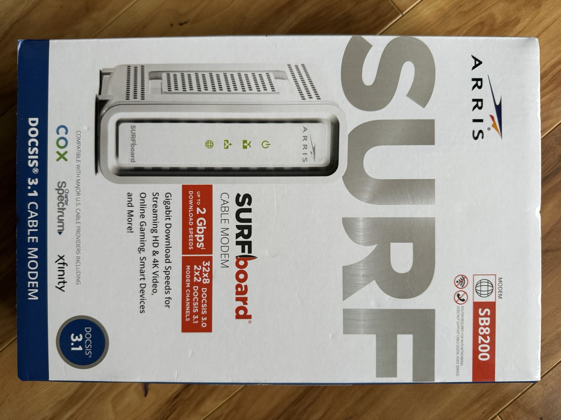 Brand New Unopened Arris Surfboard DOCSIS 3.1 Cable Modem SB8200