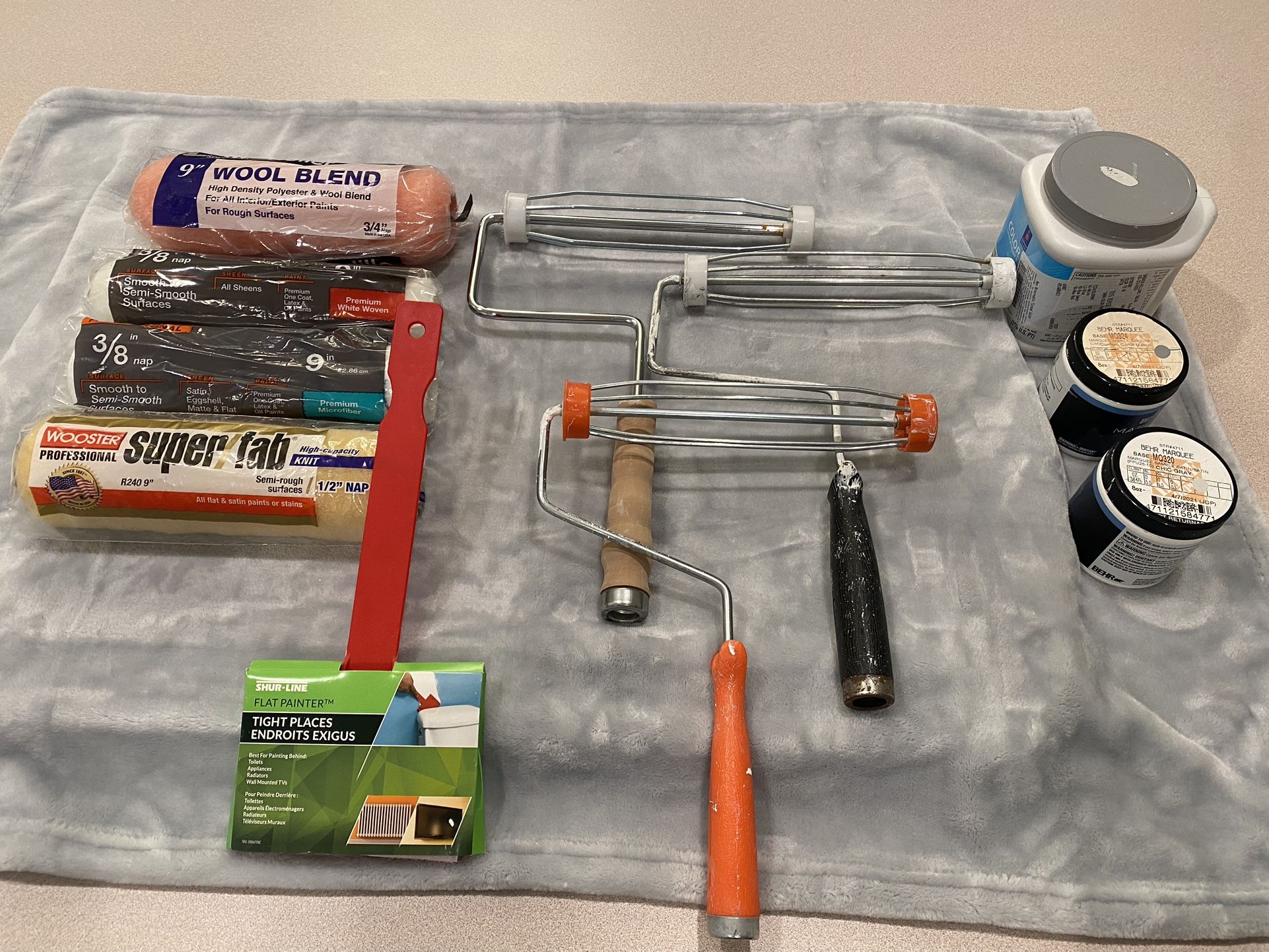 New And used painting Supplies Rollers Paint $10 Obo