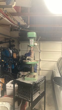 Central bench top drill press