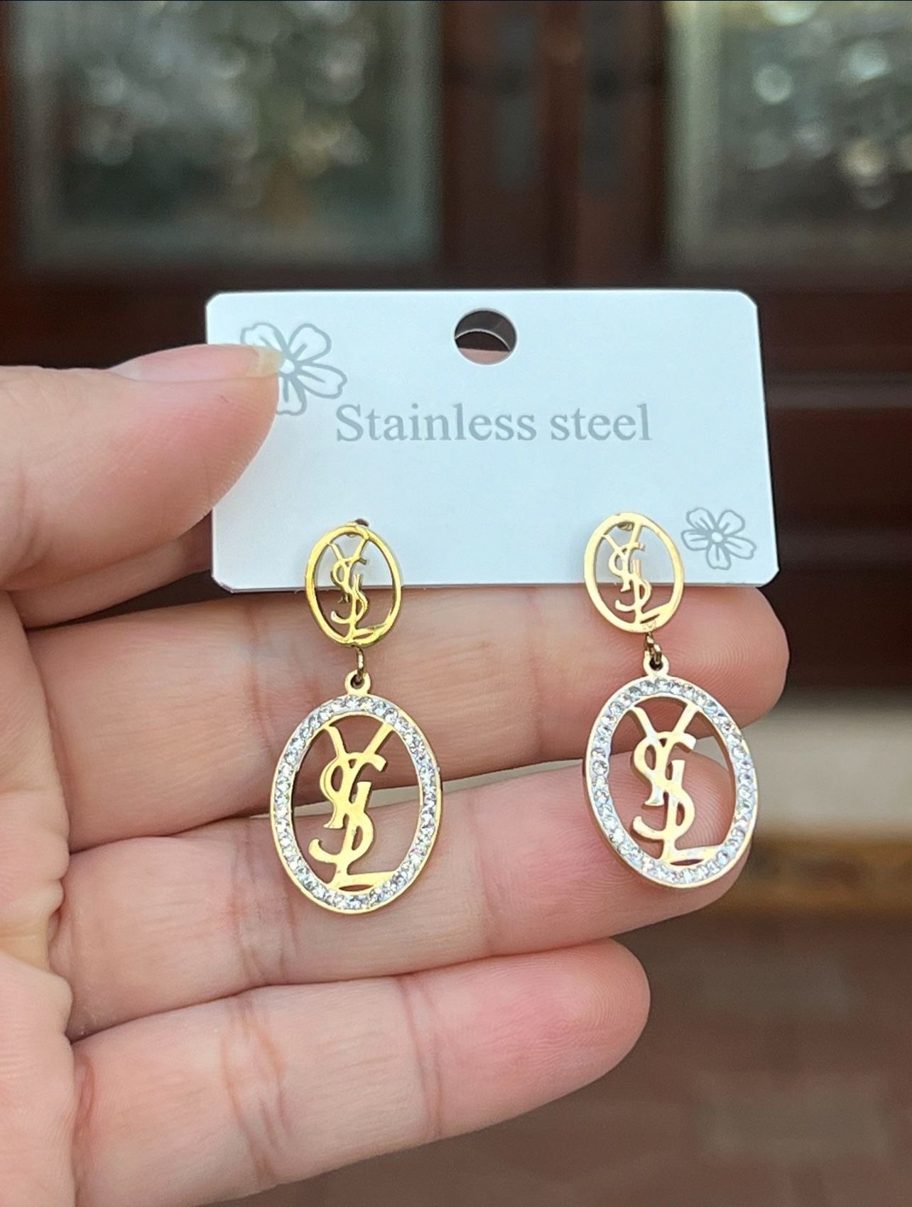 Dangle YSL Earrings