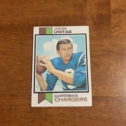 Johnny Unitas 1973 Topps Card #455