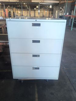 Hon 4-Drawer Lateral Metal File Cabinet