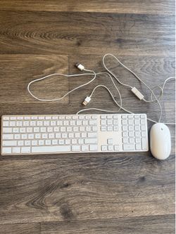 Apple Wired Keyboard & Mouse Bundle – Genuine Apple Accessories