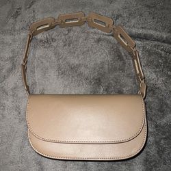 Cute Brown Faux Leather Shoulder Bag