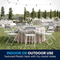 🪑 Brand New Pack Of 10 Party Foldable Chairs 