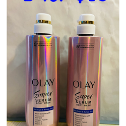 (2) Olay Super serum body Wash 18.5 fl oz