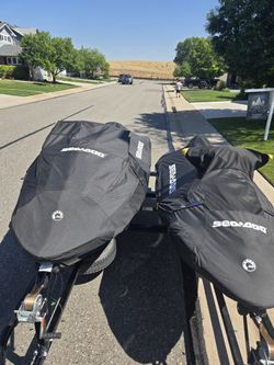 Two 2024 Seadoos and 2025 Trailer