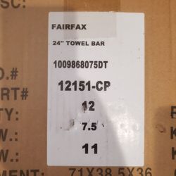 36 Kohler Chrome Towel Bars 