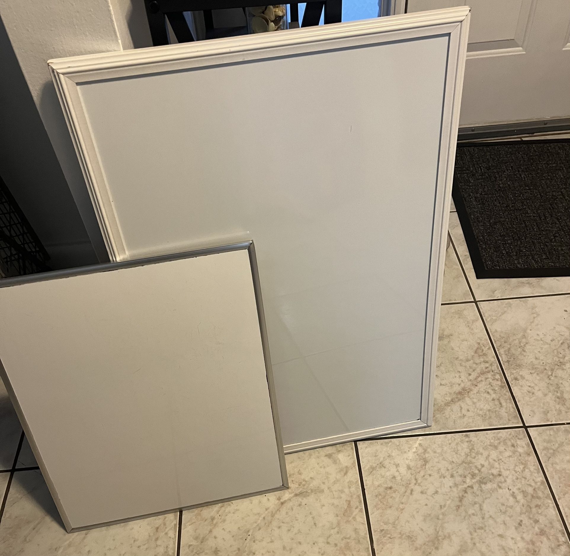 Dry Erase Boards Small 10.00 Large 15.00