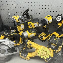 Dewalt 8 pc tool kit ! 