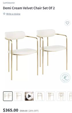 Dining /accent chairs set of two