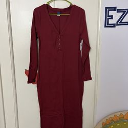 L - Fitted Long Sleeve Dress