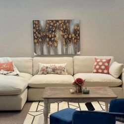 ❗Elyza Linen Sofa Cahise Couch Ashley ❗