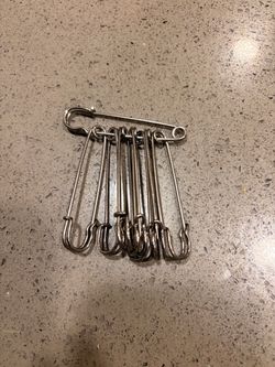Large safety pins