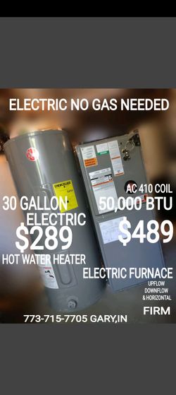 Electric water heater furnace ac air conditioner coil condenser 410