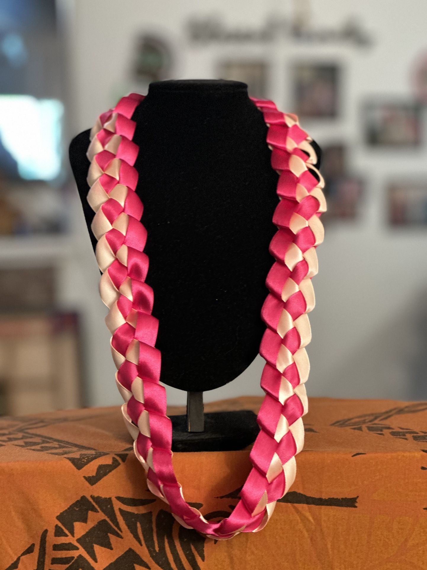 Pink Color Lei