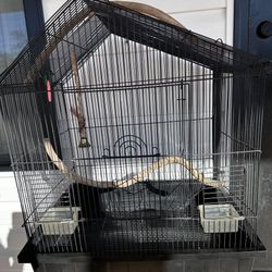 Bird Cage (Was used for travel cage for African Grey Parrot)