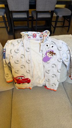 Boys zip up sweater
