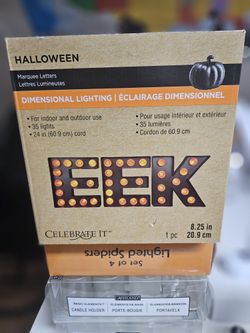 Halloween Marquee Letters New