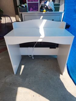 White desk