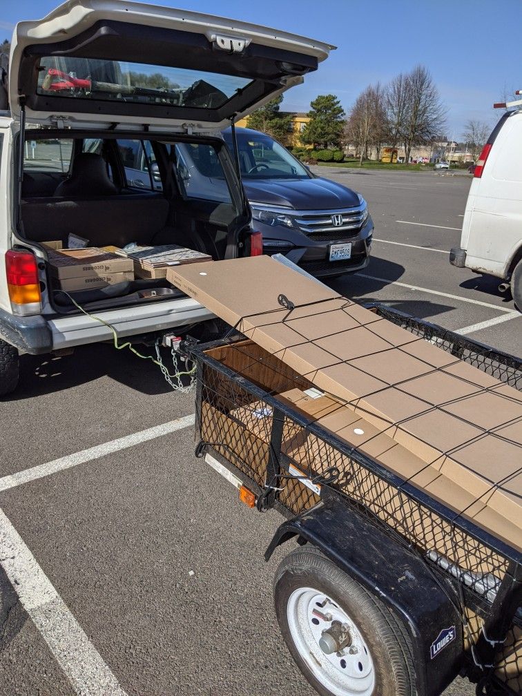 Small 3x5 Trailer From Lowe's