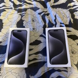 2 iPhone 15 Pro Max Brand New Sealed