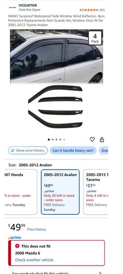 Side window wind deflectors