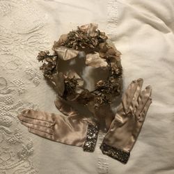 Antique Hat & Gloves