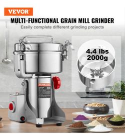 VEVOR 2000g Electric Grain Mill Grinder 