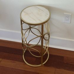 Gold And Marble Round Table