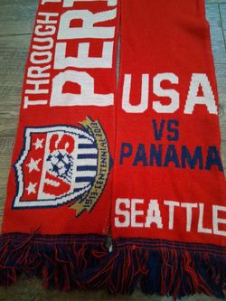 USA vs Panama Scarves SEATTLE Centennial scarves... Yes.\nThey're available