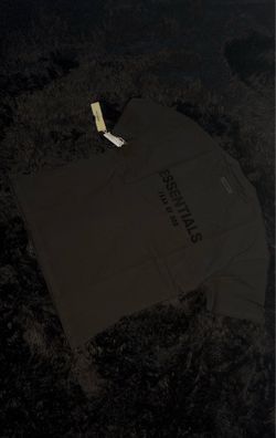 Fear of God Essentials T-Shirt – Black Limo