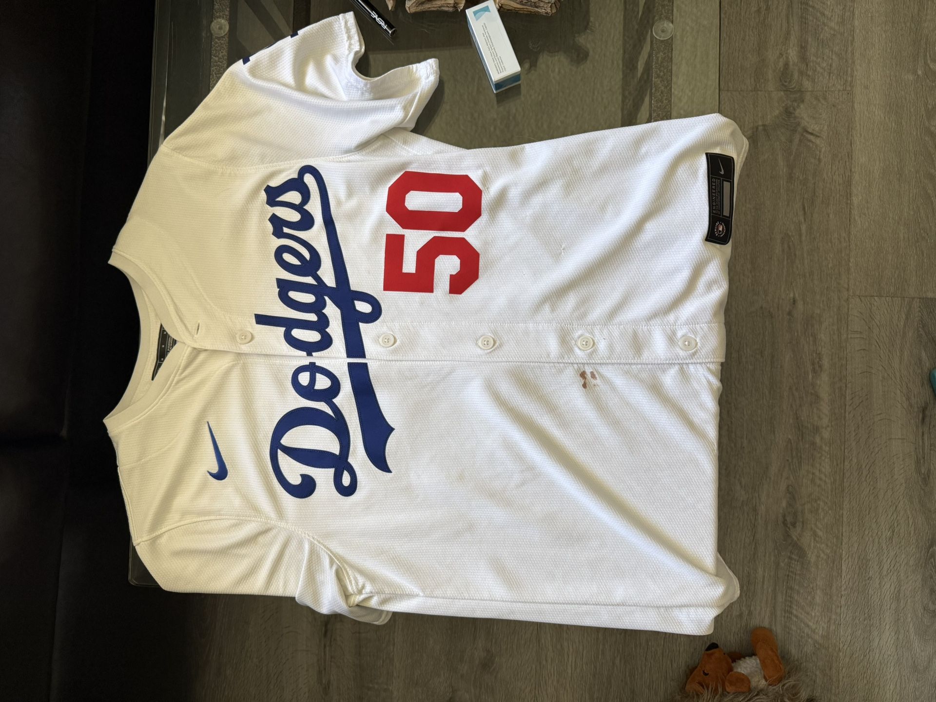 Mookie Betts Authentic Dodger Jersey
