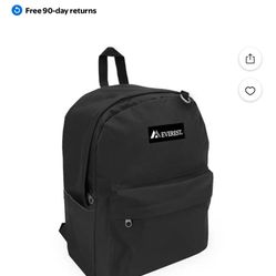 Everest Unisex Classic Laptop Backpack with Side Pocket - Black