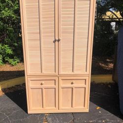 Light Wood Armoire 