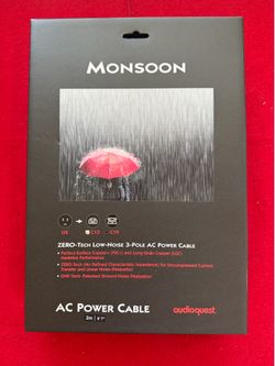 AudioQuest Monsoon 3 Pole AC Power Cable