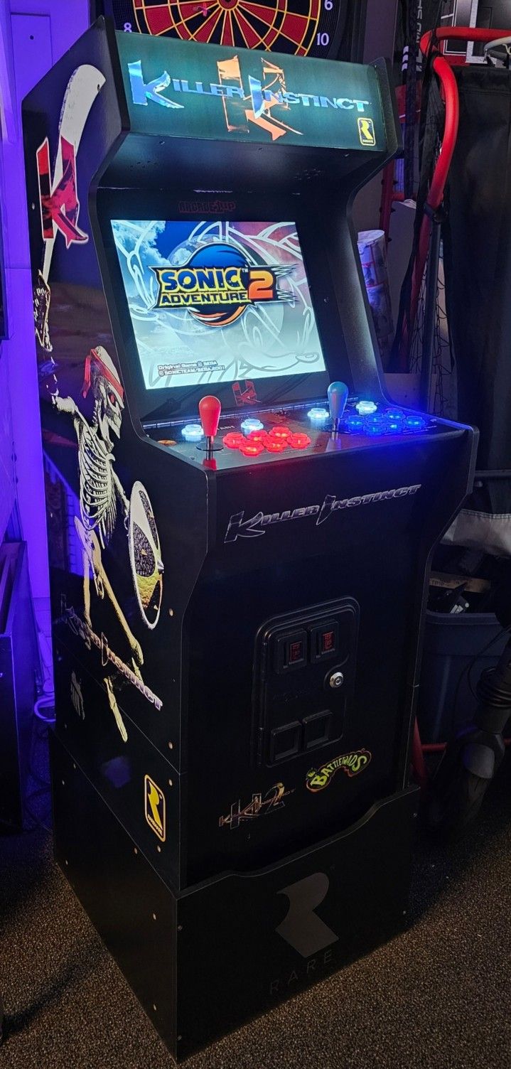 Retro Killer Instinct Arcade1up Cabinet With Over 15,000 Video Games