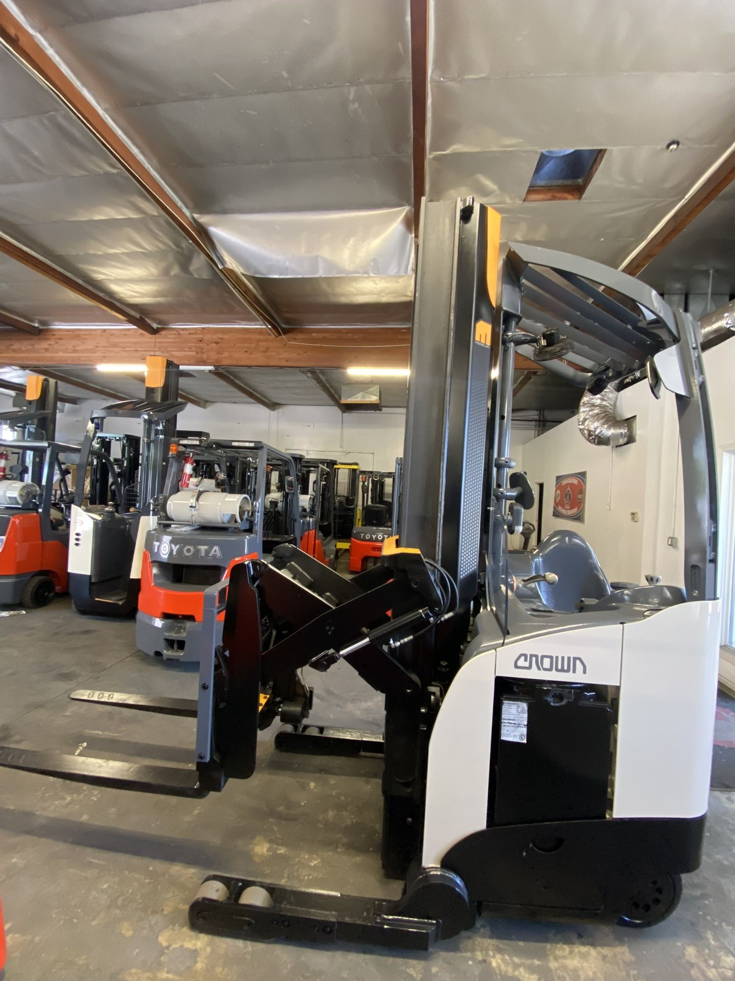 2020 Crown RM Reach Truck Forklift