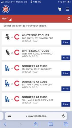 Cubs Vs Sox 5/4
