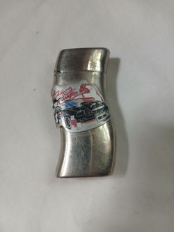 NASCAR Dale Earnhardt rare silver lighter case