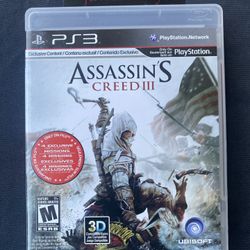 Assassin’s Creed III 3 PS3 PlayStation 3