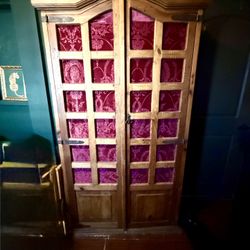 Wooden Curio Cabinet