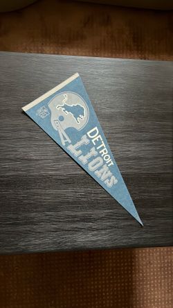 Detroit Lions Football Pennant