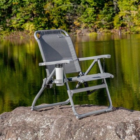 Rio Rainier Portable Chair Heavy Duty 500 lbs. Weight Capacity 