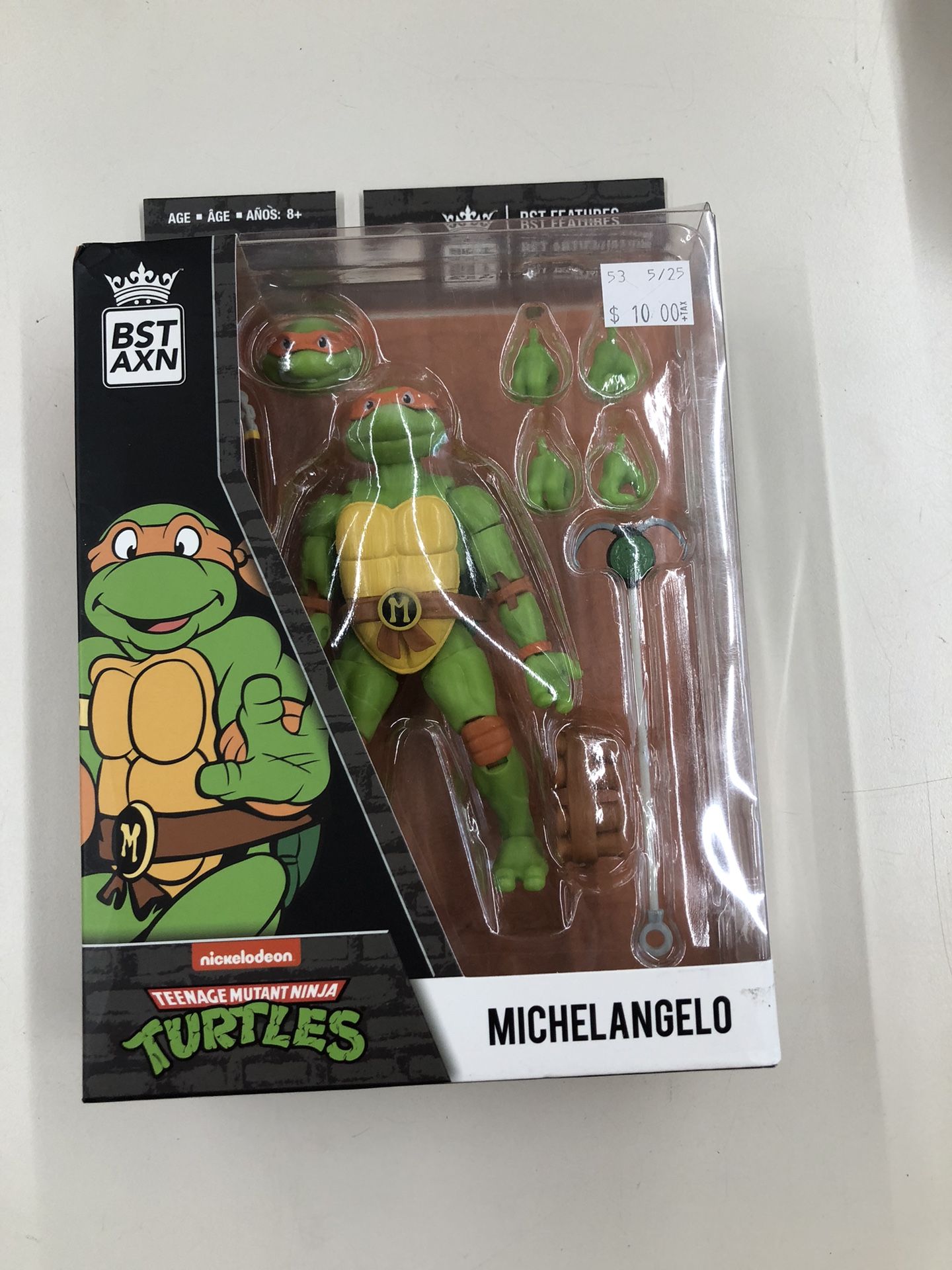 BST AXN Michelangelo TMNT Figure