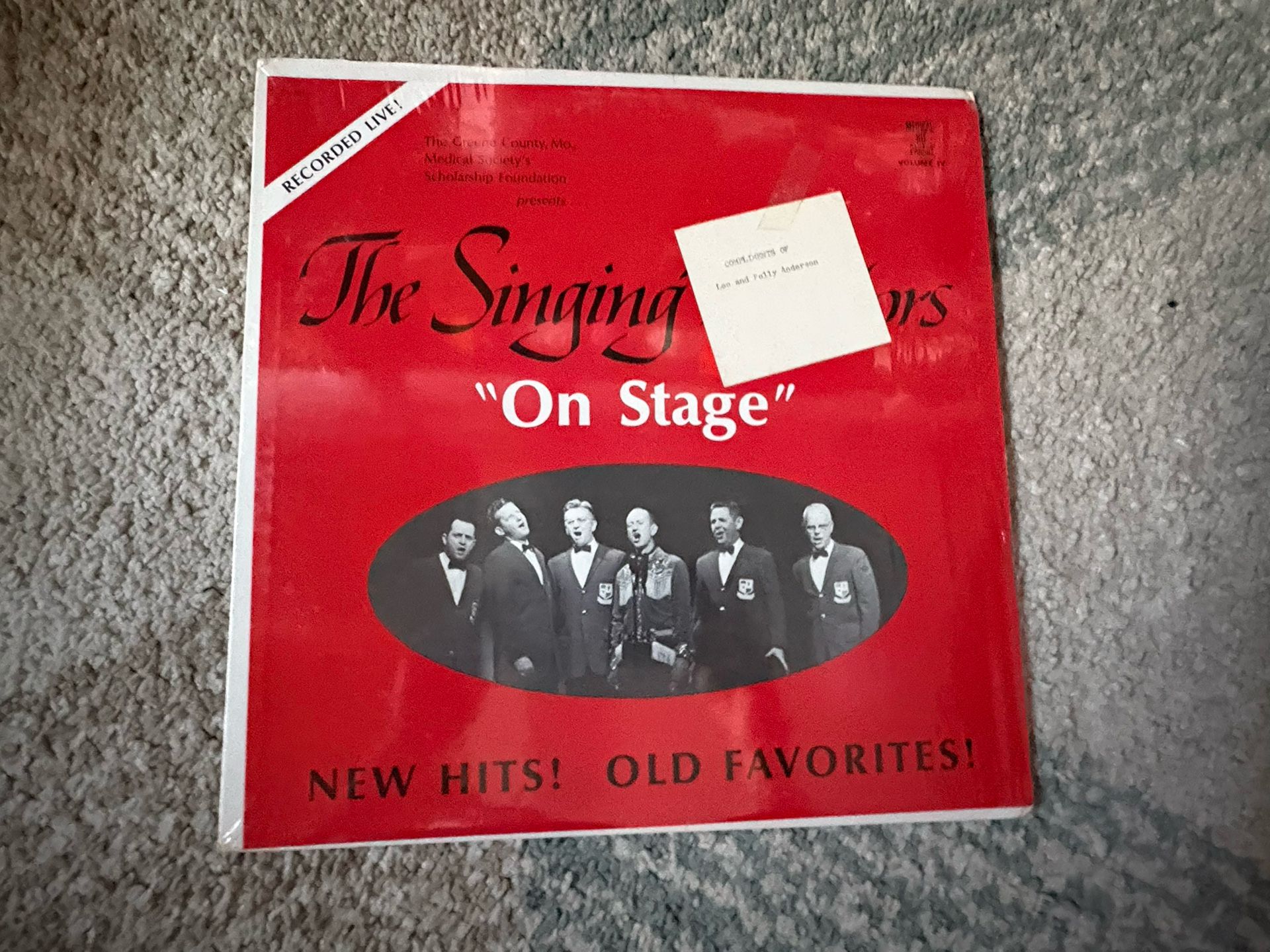The Singing Doctors “On Stage”