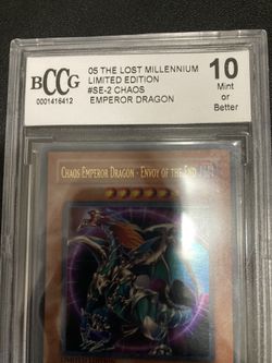 Yugioh BCCG graded 10 Chaos Emperor Dragon for Sale in Houston, TX - OfferUp