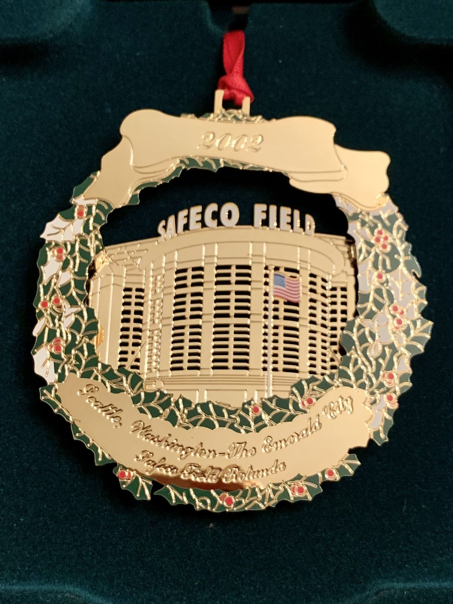 NEW 2002 Safeco Field Christmas Ornament