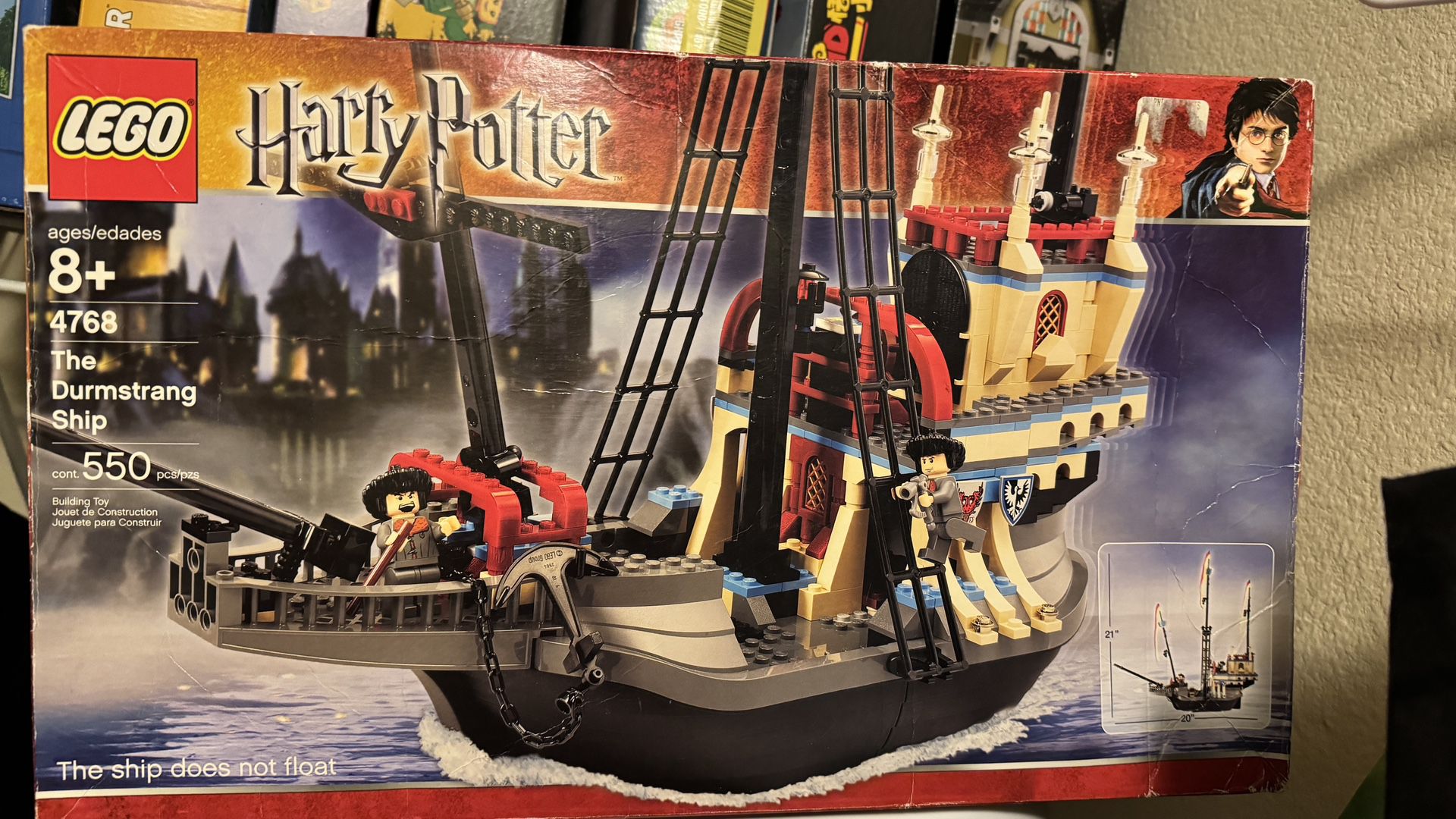 LEGO Harry Potter Durmstrang Ship 2005 SEALED (see pics)